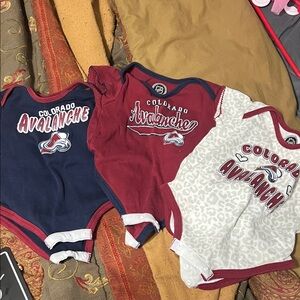 NHL Colorado Avalanche Onesies - Navy, Red, White! Never worn! No tags just new!